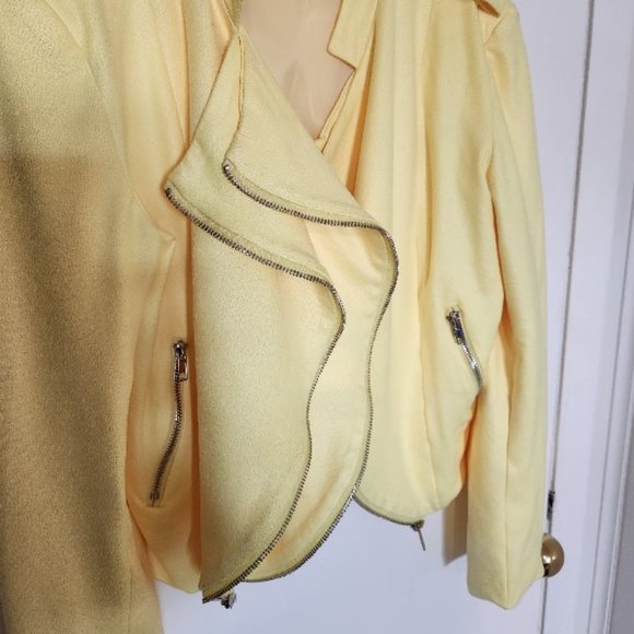 WOW! GORGEOUS LEMONY YELLOW SHORTY JACKET - Picture 3 of 12